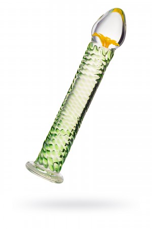 Нереалистичный фаллоимитатор sexus glass стекло прозрачный 16,5 см