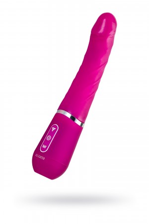 Нереалистичный вибратор ailighter telescopic lover 10 режимов розовый 27,1 см