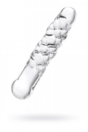 Двусторонний фаллоимитатор sexus glass стекло прозрачный 16 см