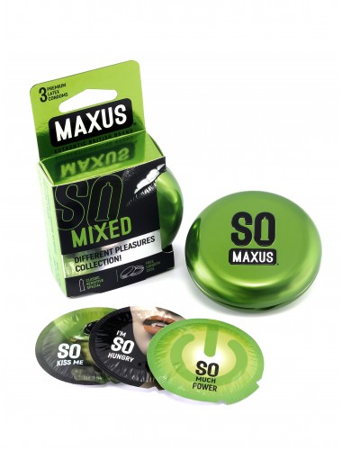 Презервативы maxus набор в железном кейсе №3