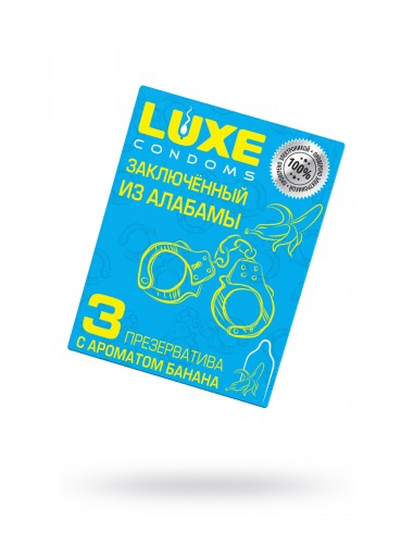 Презервативы luxe конверт заключенный из алабамы банан 18 см 3 шт