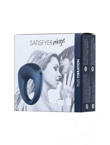 Эрекционное кольцо на пенис satisfyer rings синее 5,5 см.