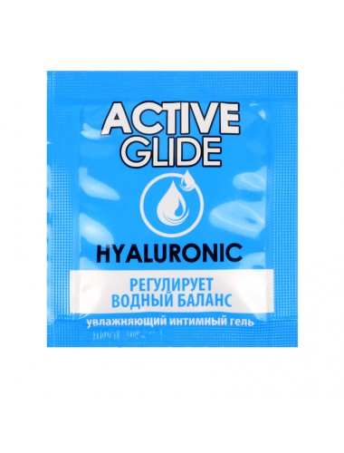 Увлажняющий интимный гель active glide hyaluronic 3 г