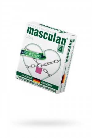 Презервативы masculan ultra strong ультра прочный с обильной смазкой 3 шт