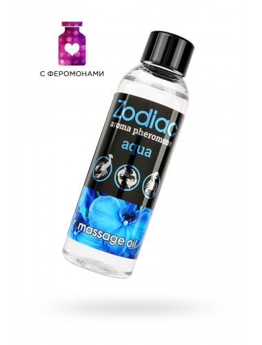 Массажное масло с феромонами zodiac aqua 75 мл