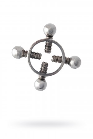 Зажимы для сосков toyfa metal серебристые