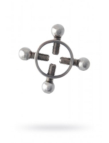 Зажимы для сосков toyfa metal серебристые