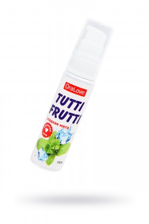 Съедобная гель-смазка tutti-frutti сладкая мята 30 г