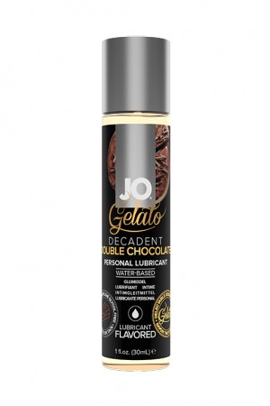 Съедобный лубрикант яркий вкус двойного шоколада jo gelato lubricant 30 мл
