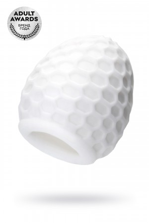 Мастурбатор a-toys pufl белый 6 см
