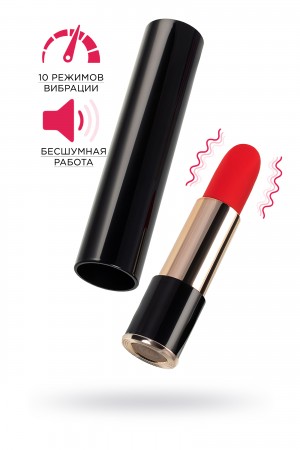 Минивибратор  l'eroina merlo черный 10,5 см