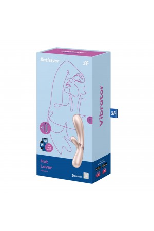 Многопрограммный вибратор satisfyer hot lover rabbit с функцией нагрева