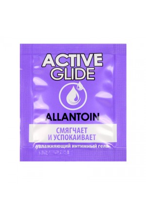 Увлажняющий интимный гель active glide allantoin 3 г