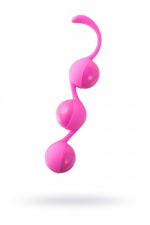 Вагинальные шарики seven creations силиконовые розовые 3,5 см