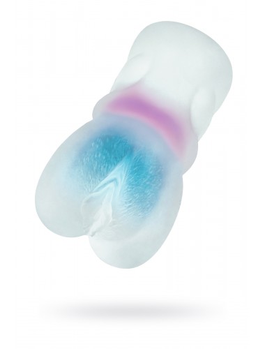 Мастурбатор реалистичный toyfa juicy pussy crystal wave 13,5 см
